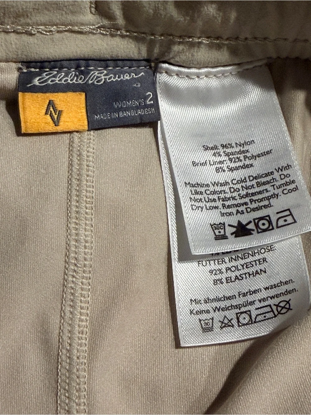 Eddie Bauer Horizon Skort Women's Size 2